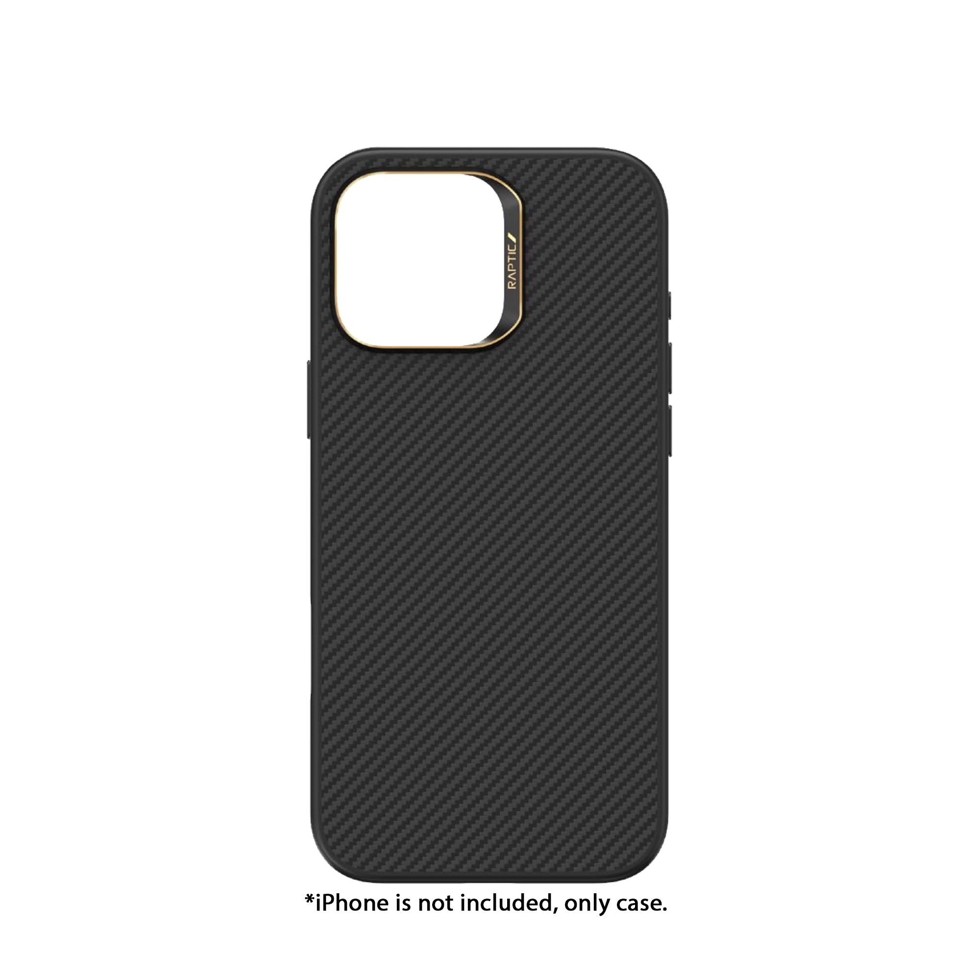Raptic Shield Aramid Fibre with Magsafe for iPhone 16 Pro Max - 600D B ...
