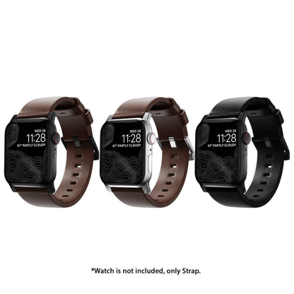 Nomad Modern Horween Leather Band for Apple Watch 49mm / 45mm / 44mm / 42mm - Forexengineer-malaysia