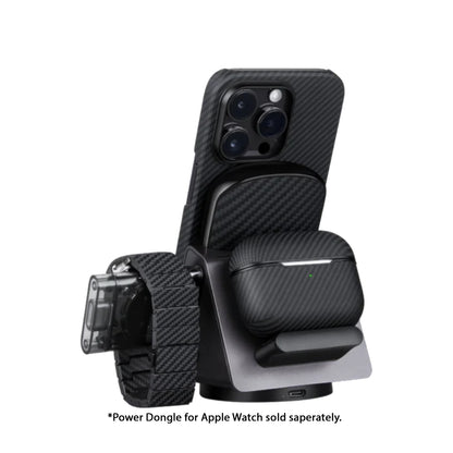 PITAKA MagEZ Slider 2 with 4000mah Power Bank - Compact 3-in-1 Wireless Charger - Forexengineer -Malaysia- 7493554140620-7493554140620+6321116731966