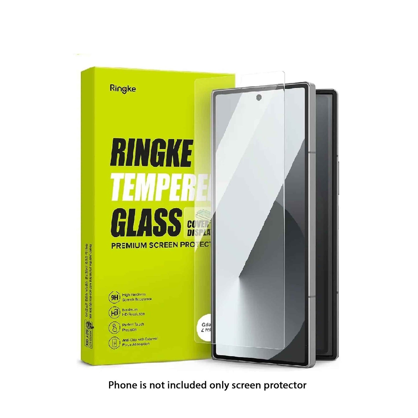 [2 PACK] Ringke Cover Display Tempered Glass for Samsung Galaxy Z Fold 6 - Clear