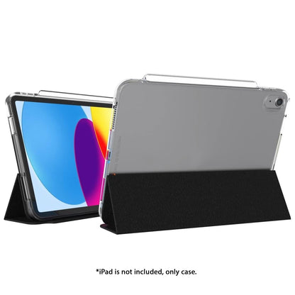 ZAGG Crystal Palace Folio Case for iPad A16 11th Gen ( 2025 ) / iPad 10.9” 10th Gen ( 2022 ) - Clear - Forexengineer -Malaysia- 840056178496