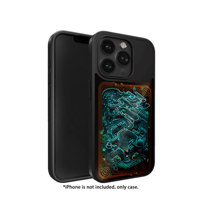 STM Reveal Case for iPhone 15 Series - MagSafe Compatible - Black Realm - Forexengineer -Malaysia- 810046114339-810046114315-810046114322-810046114308
