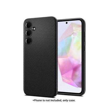 Spigen Liquid Air Case for Samsung Galaxy A35 - Matte Black - Forexengineer -Malaysia- 8809971224314