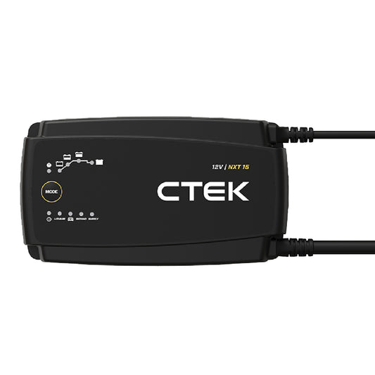 CTEK NXT 15 Smart Car Battery Charger 12V Lead Acid and Lithium-ion Batteries