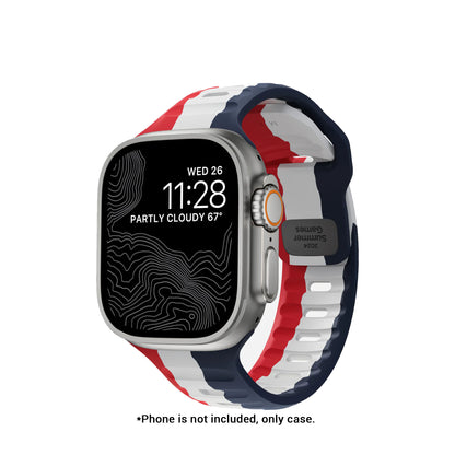 Nomad Sport Band for Apple Watch 49mm / 46mm / 45mm / 44mm / 42mm - Limited Edition Summer Games 2024 - Forexengineer -Malaysia