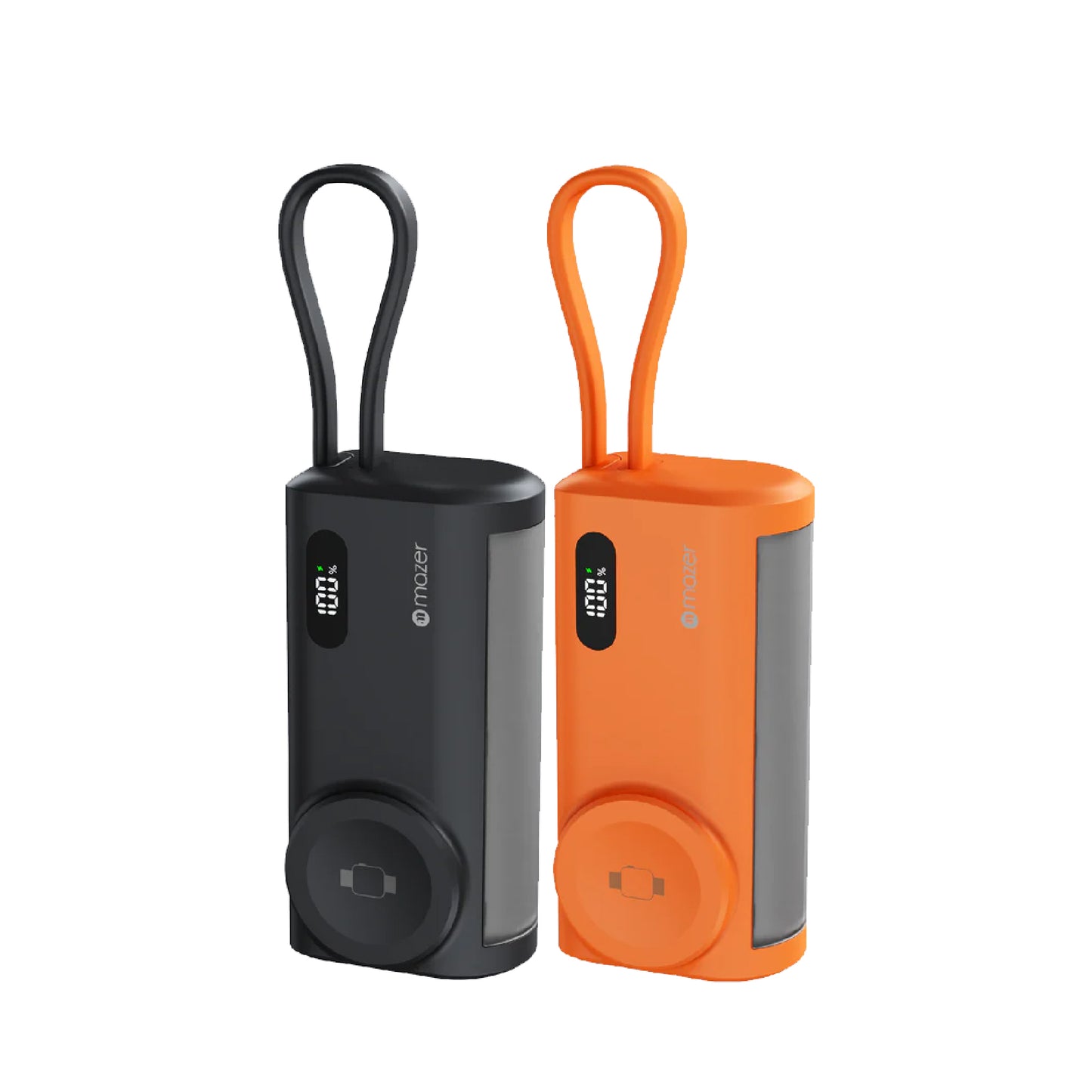 MAZER PowerCharge Pocket 2 CCC Certified Built-in Foldable USB-C Port, USB-C Cable & Apple Watch Charger 5000mAh