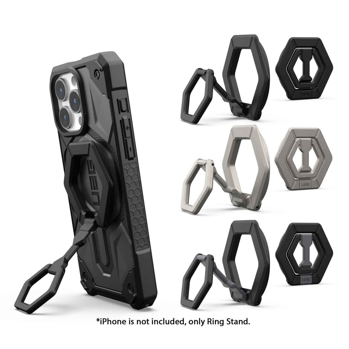 UAG Magnetic Ring Stand - Strong Magnetic with 360-degree Positioning