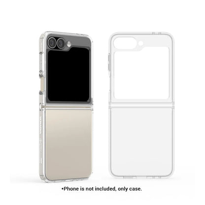 SKINARMA Saido Case for Samsung Galaxy Z Flip 6 - 360¬∞ Full Protection and 2H Scratch Resistance - Clear - Forexengineer -Malaysia- 8886461245875