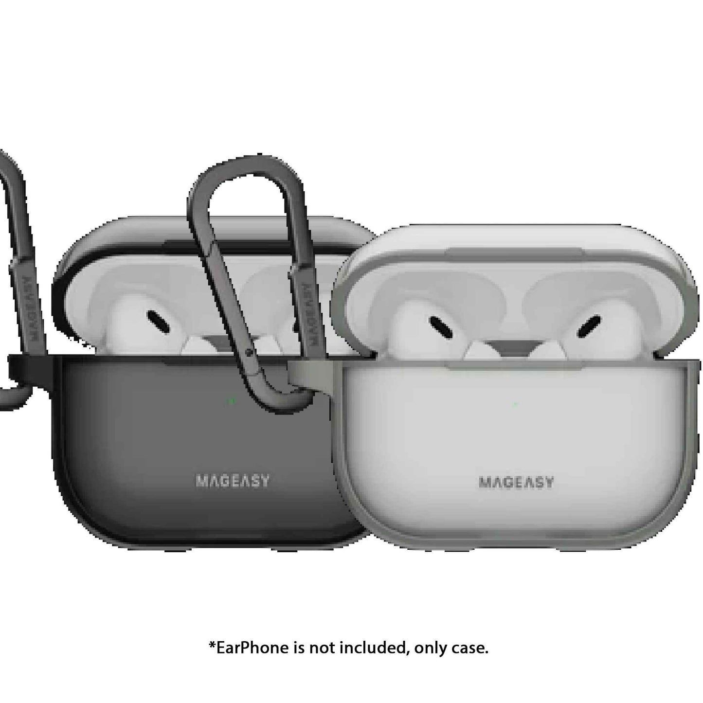 MAGEASY Roam for AirPods 4 with Carabiner
