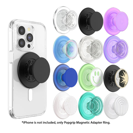 PopSockets PopGrip for MagSafe ( Round ) - Magnetic Adapter Ring Included