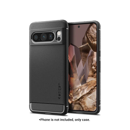 Spigen Rugged Armor for Google Pixel 8 Pro / Pixel 8 - Matte Black - Forexengineer -Malaysia