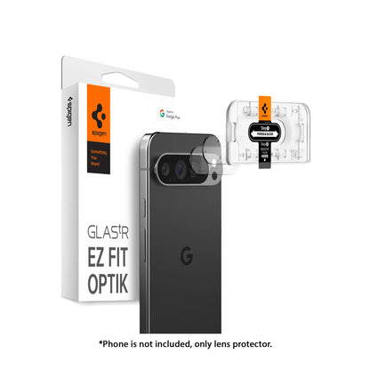 [2 PACK] Spigen Glas.tR EZ Fit Optik for Google Pixel 9 Pro XL / 9 Pro - Camera Lens Protector - Clear - Forexengineer -Malaysia