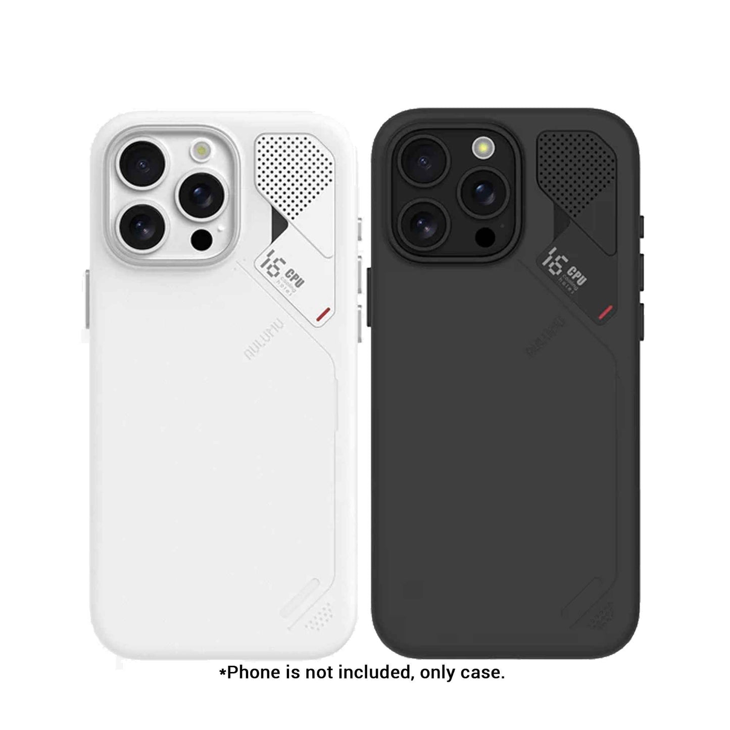 AULUMU A16 Vegan Leather Case for iPhone 16 Pro Max - with Camera Control Cover and Temperature Indicator