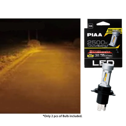 PIAA 4TH GEN Ultra Compact 2500K LED Bulb for H4/HB3/HB4/HIR1/HIR2/H8/H9/H11/H16 - Forexengineer -Malaysia- 4960311057017-4960311057024-4960311057031