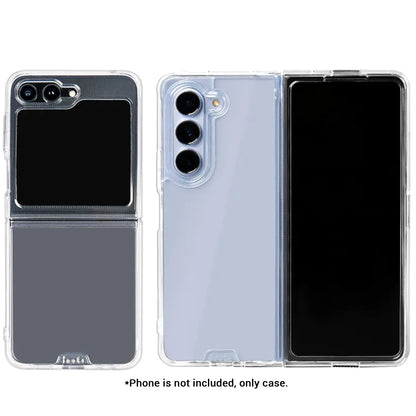 Hoda Crystal Pro Glass Case Military Standard for Samsung Z Flip 5 / Z Fold 5 - Clear - Forexengineer -Malaysia- 4711441975753-4711441975739