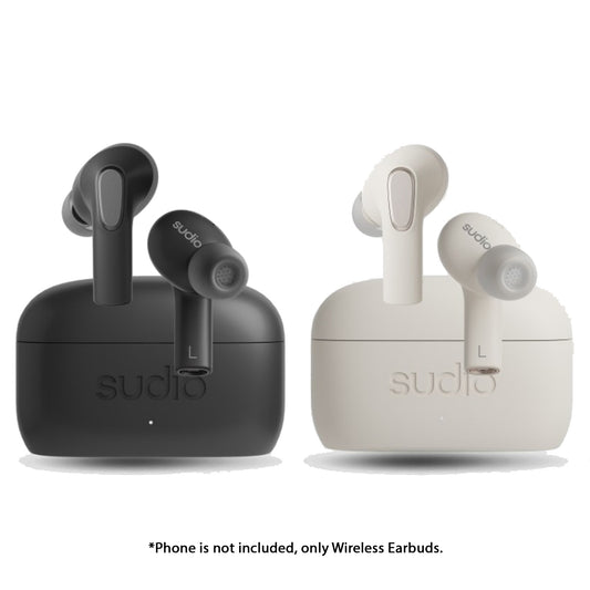 Sudio E3 Hybrid Active Noise Cancelling and AAC Codec - Play Time Up to 30 Hours  in Total