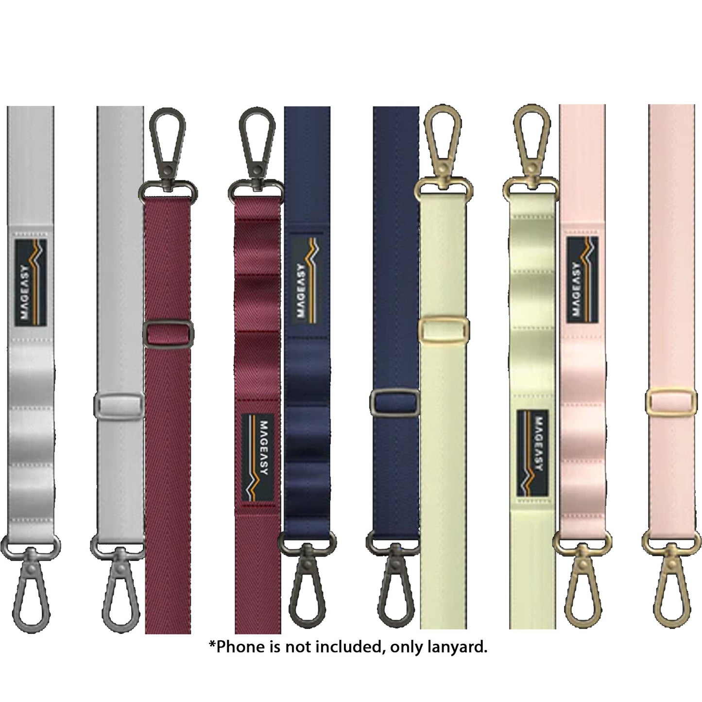 MAGEASY 20mm Sling Strap + Strap Card - Adjustable Phone Lanyard