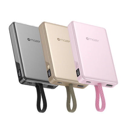 Mazer Power Charge Link  CCC Certified PD35W 10000 mAh Power Bank with built-in USB-C Cable