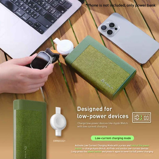 ADAM Element GRAVITY Pro 100W 20000mAh Fast Charging Power Bank with Cable and Storage Pouch