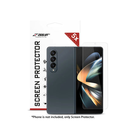 ZEELOT PureGlass for Samsung Z Fold 5 / Z Fold 4 - 2.5D Tempered Glass Screen Protector - Clear - Forexengineer -Malaysia- 4891011517412-4891011516316