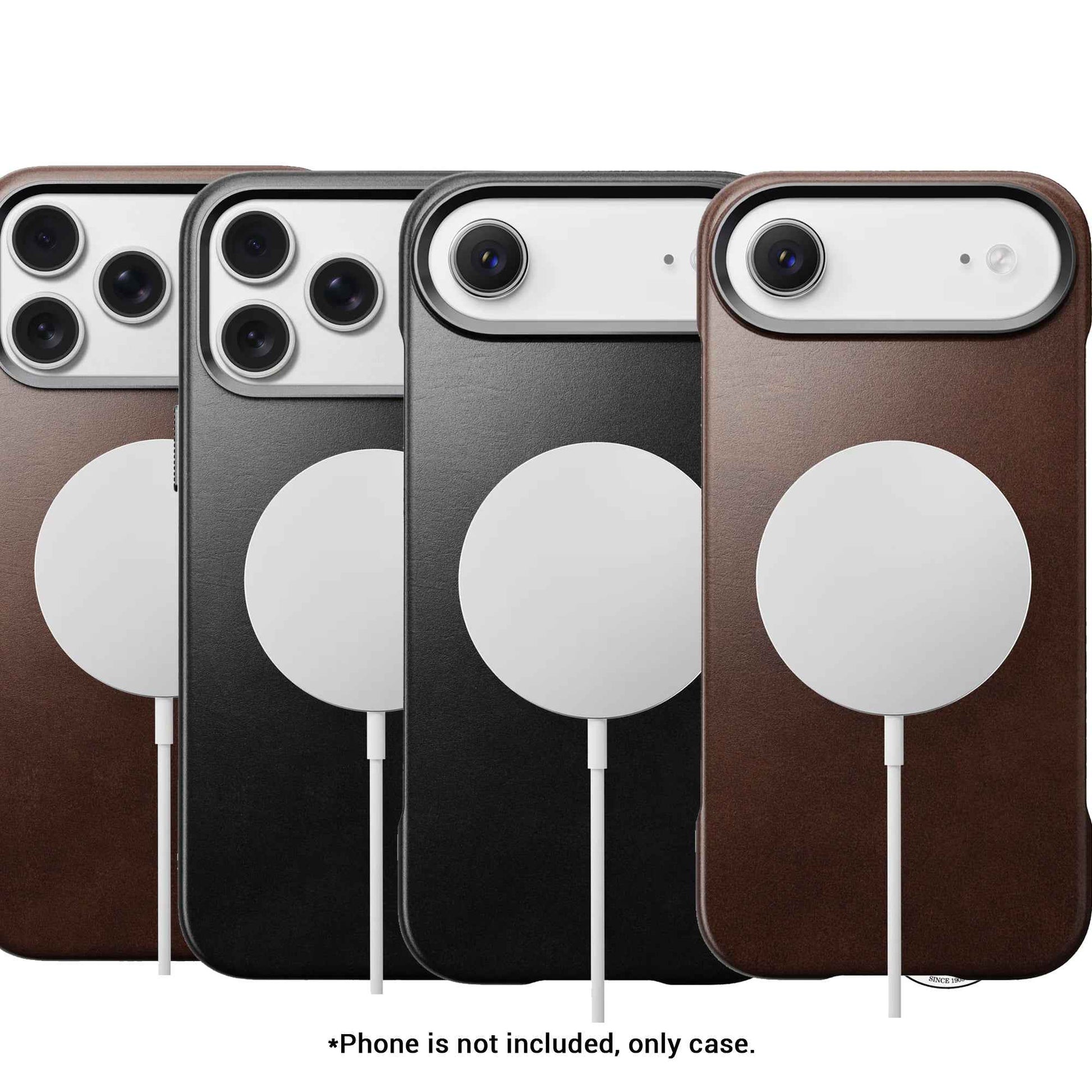 NOMAD Traditional Horween Leather Case for iPhone 17 Series - with Camera Control Button and Magsafe Compatible