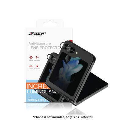 [ONLINE EXCLUSIVE] ZEELOT PIshield Titanium Alloy Lens Protector for Samsung Galaxy Z Flip 5 / Flip 4 - Forexengineer -Malaysia- 4891011517481--4891011517467--4891011517498--4891011517474---4891011516378