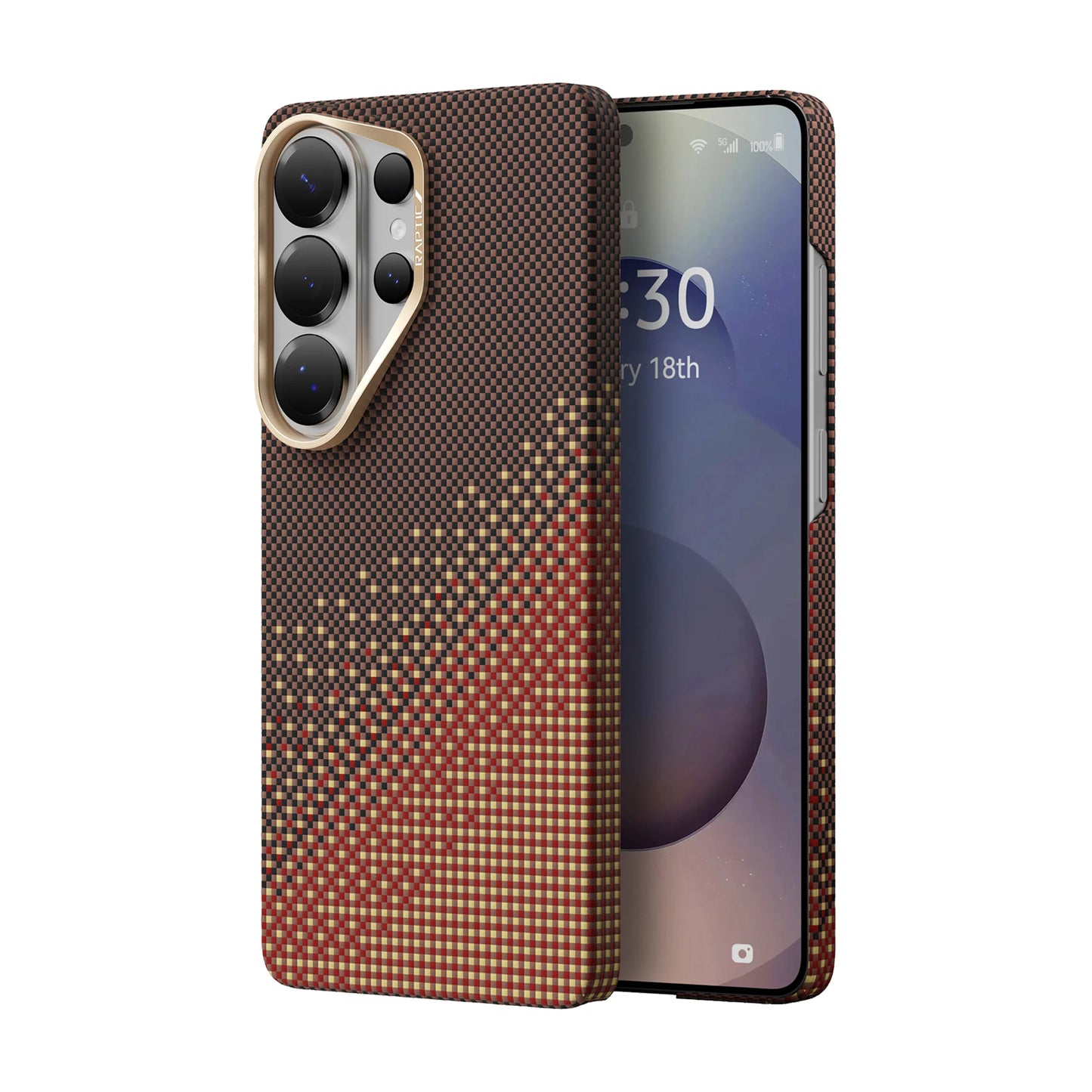 Raptic Aramid Skin for Samsung Galaxy S26 Ultra Magnetic Case Aerospace-Grade Aramid Strength