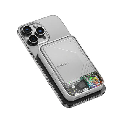 SHARGE ICEMAG 2 Active Cooling with Stand - 10,000mAh Powerbank Magsafe and Qi2 Compatible - Forexengineer -Malaysia