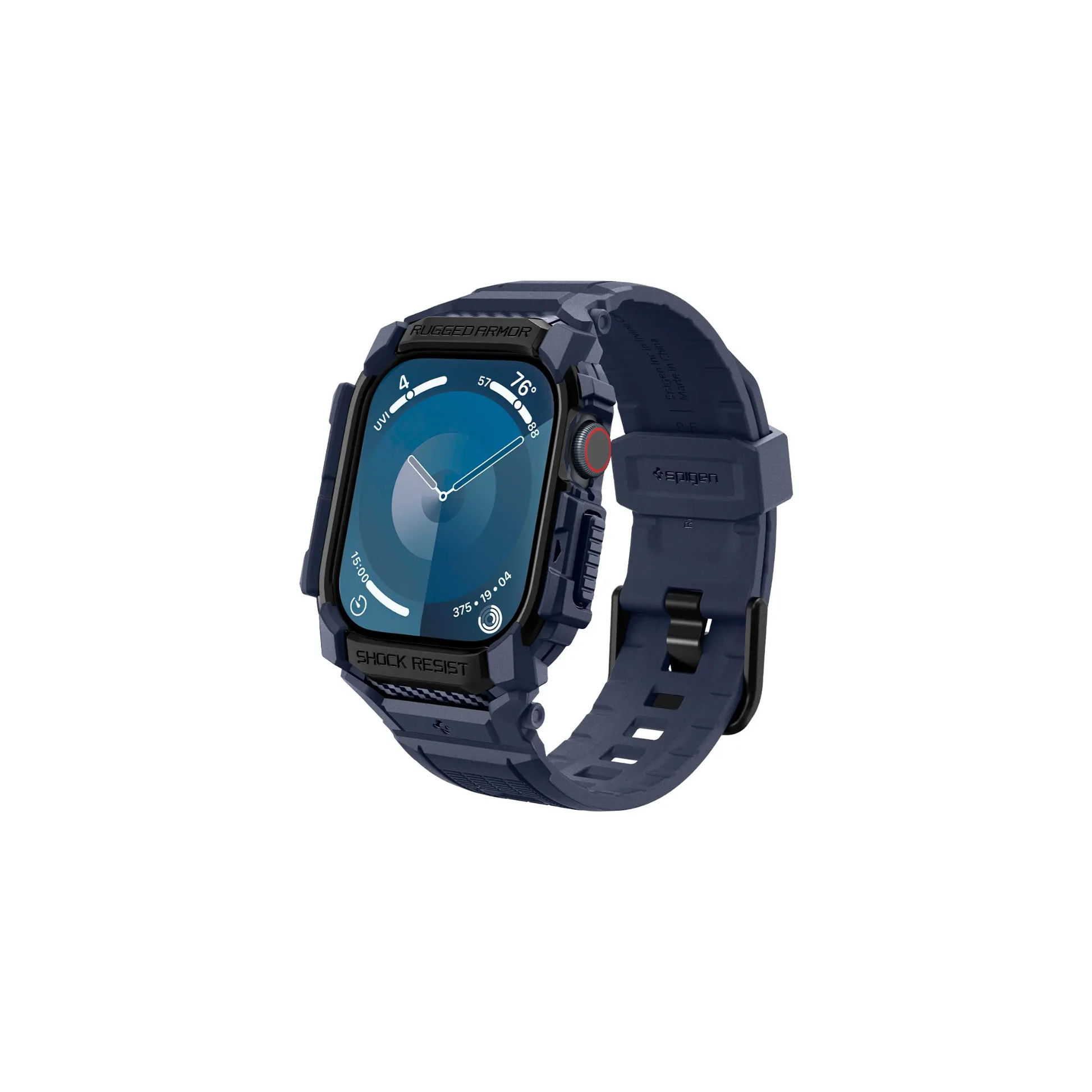 SPIGEN Rugged Armor Pro for Apple Watch Series 10 ( 46mm ) - Adjustable Band + Protective Case - Forexengineer -Malaysia