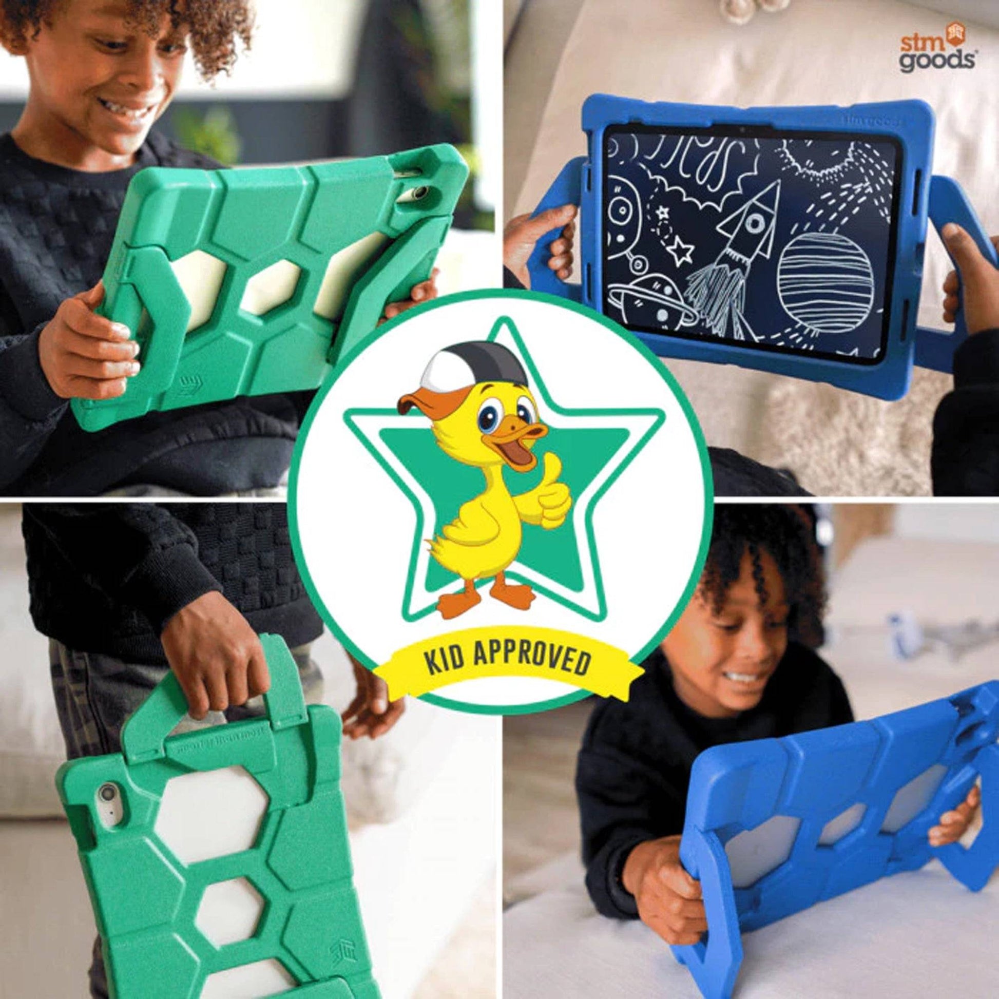 STM Goods Duxling for iPad A16 11th Gen ( 2025 ) / iPad 10.9” 10th Gen ( 2022 ) - Build with Two Handles and Ultra-Protective Design - Forexengineer -Malaysia