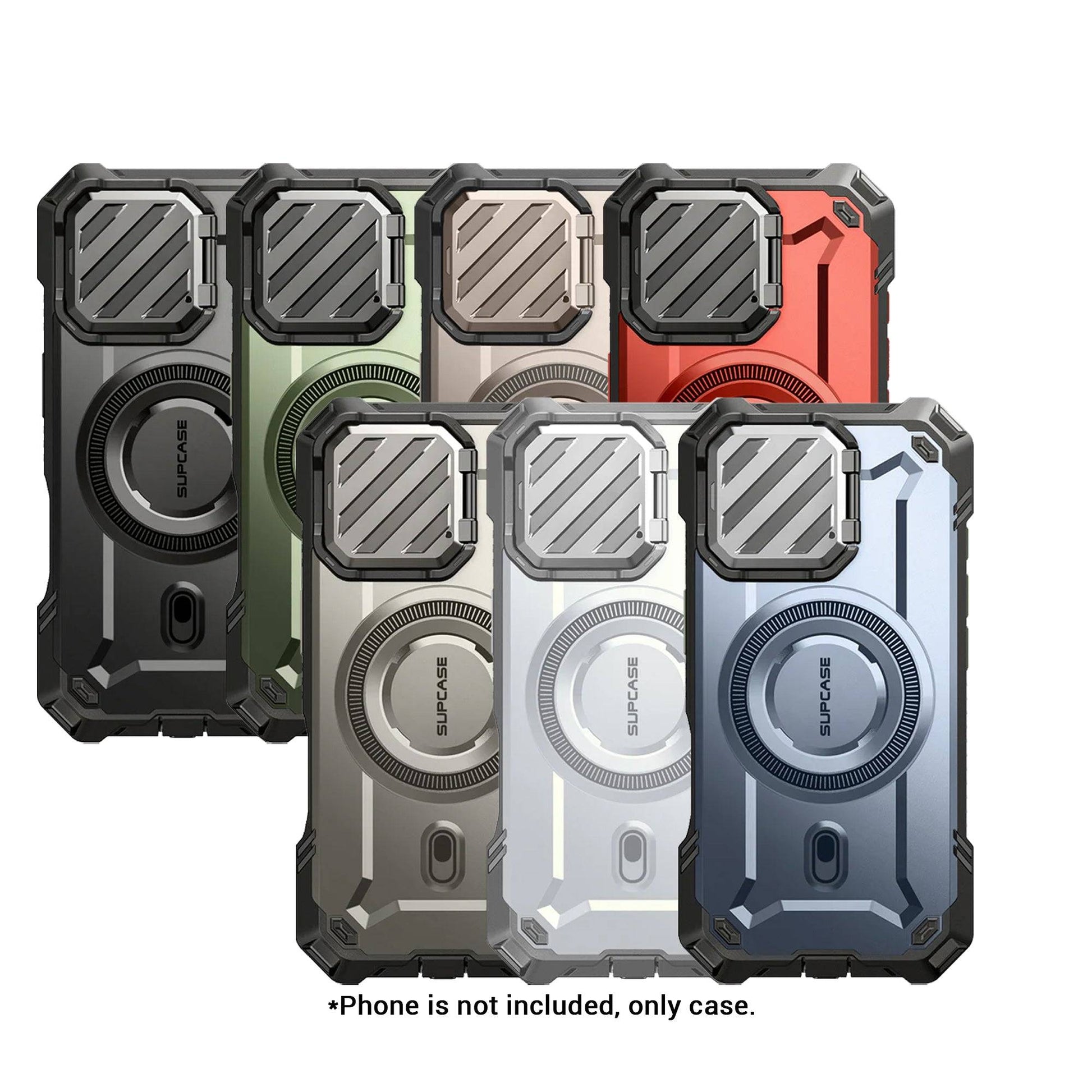 SUPCASE UB Mag XT Magnetic Rugged Case for iPhone 16 Series with Built-in Camera Cover & Kickstand - Forexengineer -Malaysia
