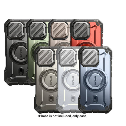 SUPCASE UB Mag XT Magnetic Rugged Case for iPhone 16 Series with Built-in Camera Cover & Kickstand - Forexengineer -Malaysia