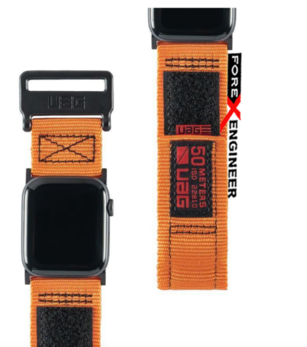 UAG Active Strap for Apple Watch Ultra 2/1 & all previous versions, High Strength Nylon Weave