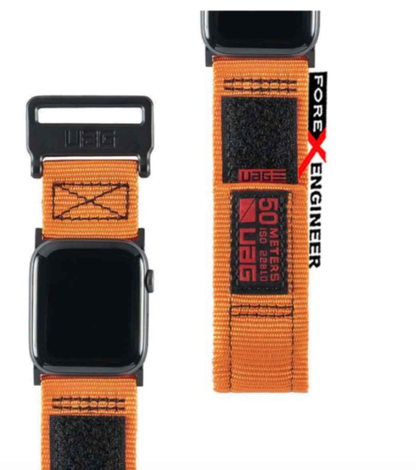UAG Active Strap for Apple Watch Ultra 2/1 & all previous versions, High Strength Nylon Weave - Forexengineer-malaysia