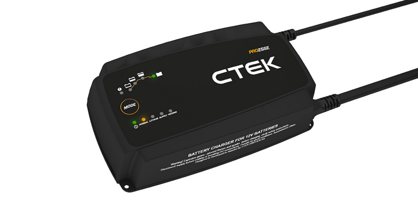 CTEK PRO25SE (25SE model) UK 12V (include 6 meters cable with Wall Bracket)