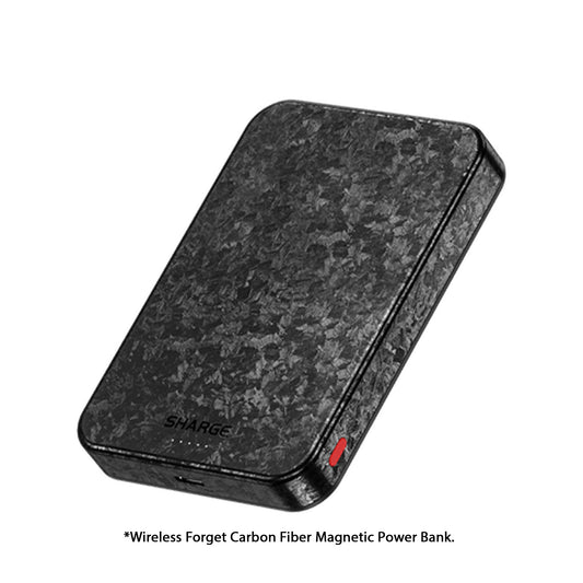 Sharge CarbonMag 10K - Magsafe Compatible and Support Qi2 15W Wireless Charging Carbon Fiber Power Bank PD20W 10,000mAh - Forexengineer -Malaysia