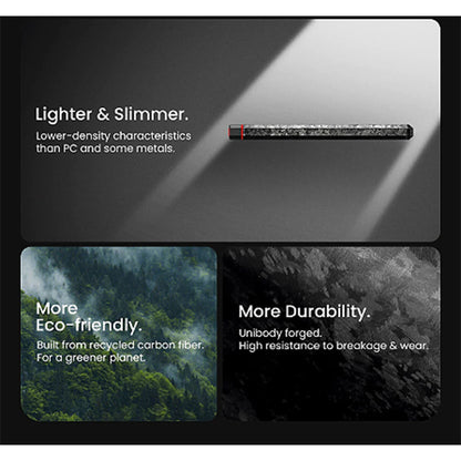 Sharge CarbonMag 5K - Slim Magsafe and Qi Wireless Compatible Carbon Fiber Power Bank PD20W 5000mAh - Forged Carbon - Forexengineer -Malaysia