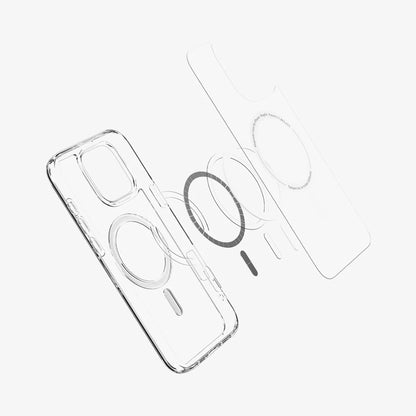 Spigen Crystal Hybrid MagFit for iPhone 16 Pro Max - MagSafe Compatible - White - Forexengineer -Malaysia