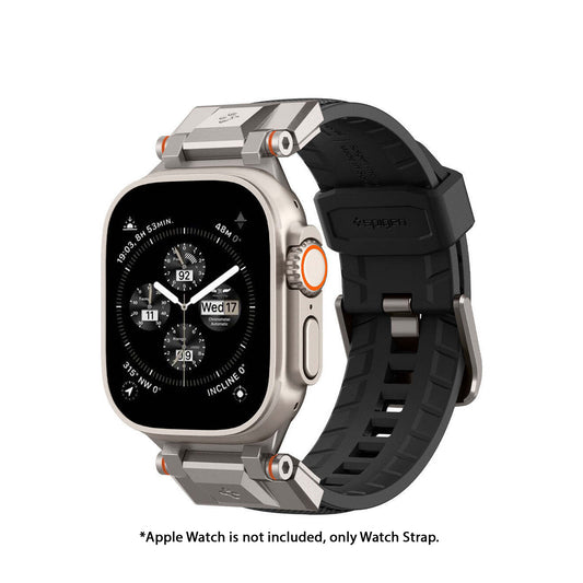 Spigen DuraPro Armor Band for Apple Watch 49mm / 46mm / 45mm / 44mm / 42mm - Black - Forexengineer -Malaysia- 8809896744133