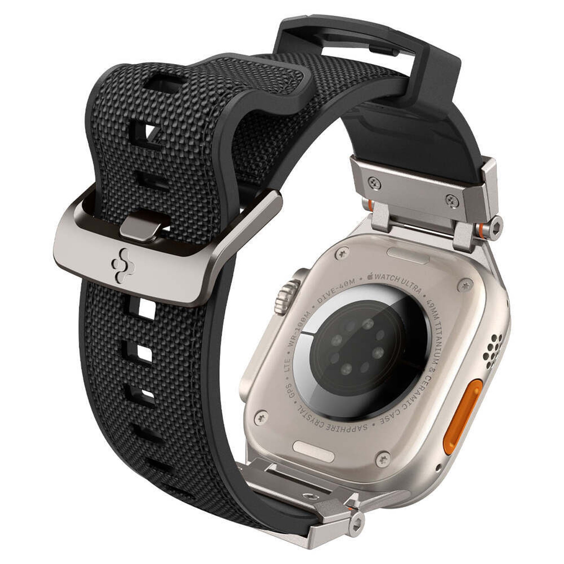 Spigen DuraPro Armor Band for Apple Watch 49mm / 46mm / 45mm / 44mm / 42mm - Black - Forexengineer -Malaysia- 8809896744133