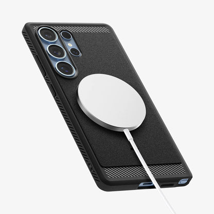 Spigen Rugged Armor (MagFit) for Samsung Galaxy S25 Ultra - Forexengineer -Malaysia
