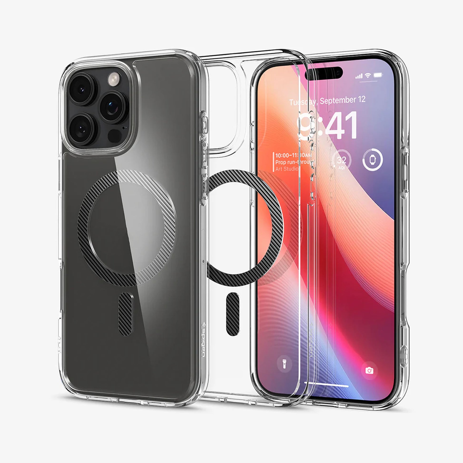Spigen Ultra Hybrid MagFit for iPhone 16 Series - Magsafe Compatible - Carbon Fiber - Forexengineer -Malaysia- 8809971229364-8809971230438