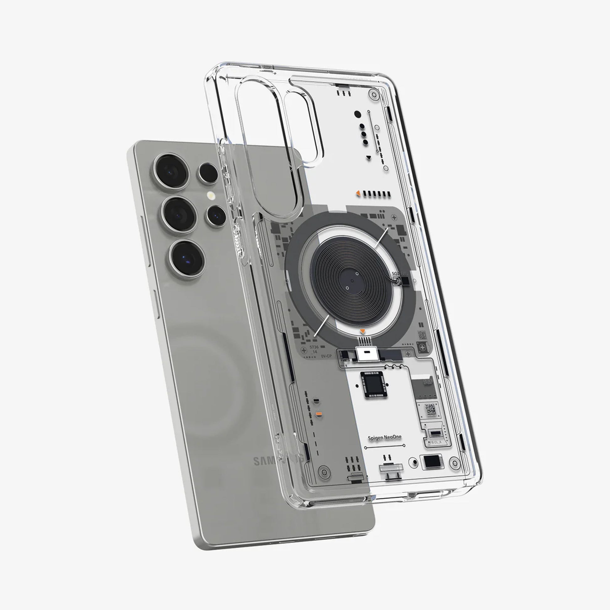 Spigen Ultra Hybrid Metal Ring Neo One ( MagFit ) for Samsung Galaxy S25 Ultra - Forexengineer -Malaysia- 8809971237901
