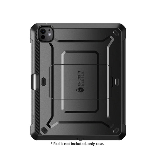 Supcase Unicorn Beetle Pro Case for iPad Pro 11" / Pro 13" ( 2024 ) M4 with Pencil Holder & Built-in Screen Protector - Black - Forexengineer -Malaysia- 843439142961-843439143005