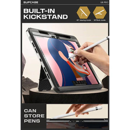 Supcase Unicorn Beetle Pro Case for iPad Pro 11" / Pro 13" ( 2024 ) M4 with Pencil Holder & Built-in Screen Protector - Black - Forexengineer -Malaysia
