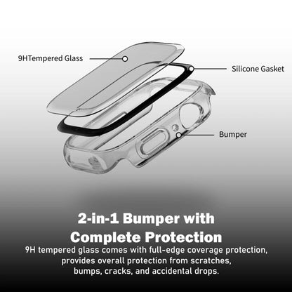 SwitchEasy Hybrid WP 9H Glass Waterproof Apple Watch Case for Apple Watch Series 10 ( 46mm / 42mm ) - Forexengineer -Malaysia