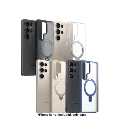 TORRAS Ostand 360° Spin Magnetic Case for Samsung Galaxy S25 Ultra - 12 feet Protection with Stand - Forexengineer -Malaysia