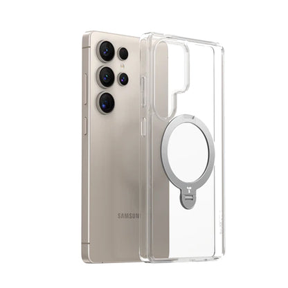 TORRAS Ostand 360° Spin Magnetic Case for Samsung Galaxy S25 Ultra - 12 feet Protection with Stand - Forexengineer -Malaysia