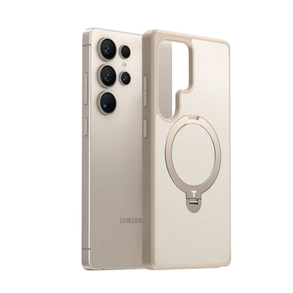 TORRAS Ostand 360° Spin Magnetic Case for Samsung Galaxy S25 Ultra - 12 feet Protection with Stand - Forexengineer -Malaysia