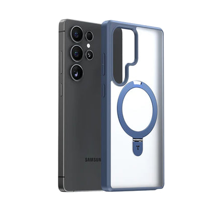 TORRAS Ostand 360° Spin Magnetic Case for Samsung Galaxy S25 Ultra - 12 feet Protection with Stand - Forexengineer -Malaysia